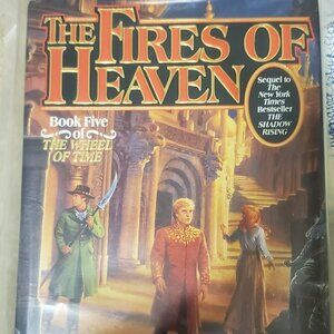 The Fires of Heaven 1993 1st Ed, 1st Printing, Wheel of Time 5 By Robert Jordan.